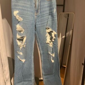 Hollister Distressed Blue Women's Jeans